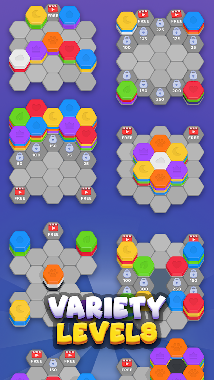 #3. Hexano : Sort Puzzle (Android) By: NNT.GAM