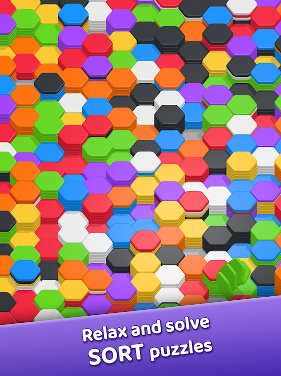 #4. Hexano : Sort Puzzle (Android) By: NNT.GAM