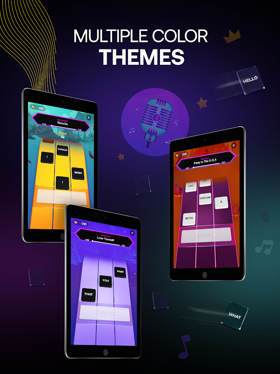 #10. Lyrics Star・Song Lyrics Tiles (Android) By: Escaped Pixels Ltd