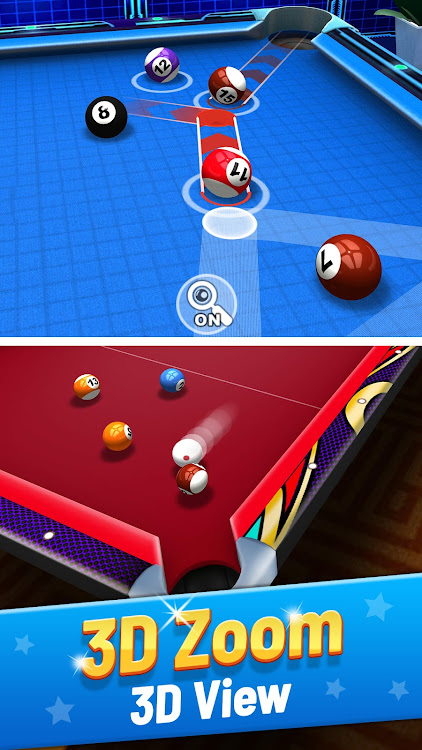 #2. 8 Ball Shoot It All - 3D Pool (Android) By: SQUARE ENIX PVT.LTD.