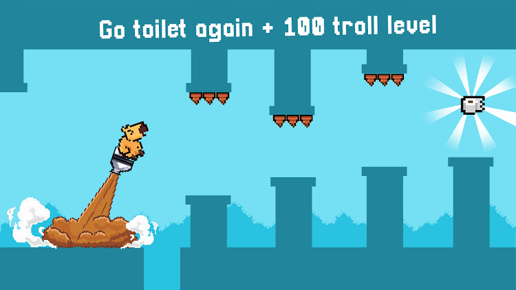 #6. Run Again: Troll Level (Android) By: AMUS Studio