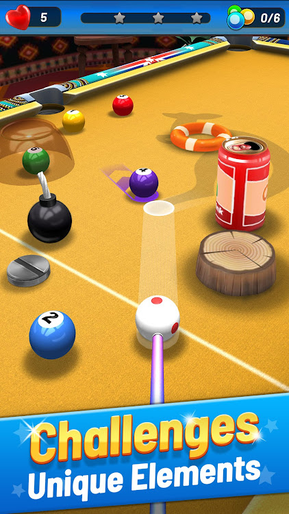 #3. 8 Ball Shoot It All - 3D Pool (Android) By: SQUARE ENIX PVT.LTD.