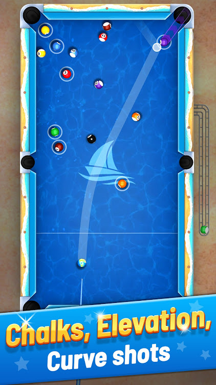 #4. 8 Ball Shoot It All - 3D Pool (Android) By: SQUARE ENIX PVT.LTD.