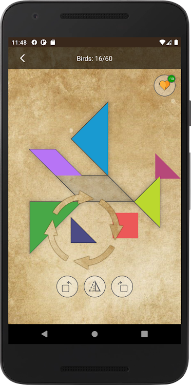 #3. Tangram FHD (Android) By: Green Ball Studio