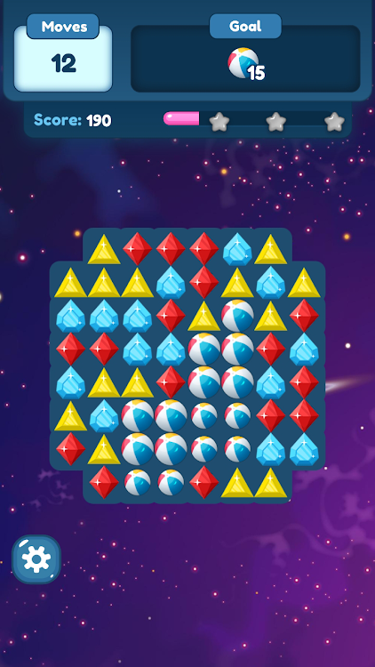 #4. Gummy Galaxy Gems (Android) By: Handitova LLC