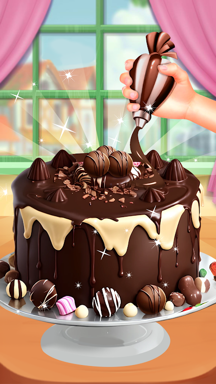 #4. Cake Maker-Girls Cake Games (Android) By: Pop it Games