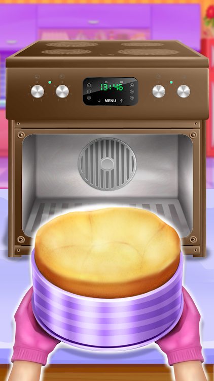 #6. Cake Maker-Girls Cake Games (Android) By: Pop it Games