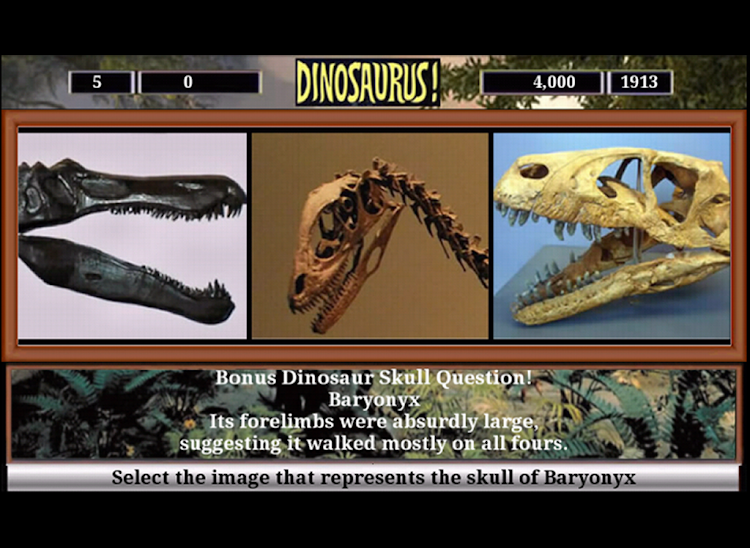 #4. Dinosaurus! (Android) By: EduFunApps