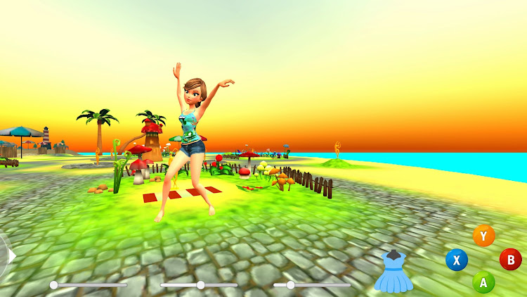 #2. Virtual Toon Beach Dancer 2 (Android) By: U'Technologies