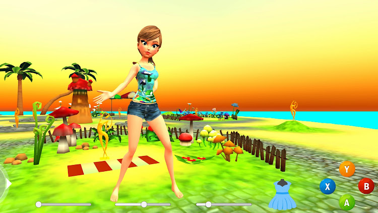 #3. Virtual Toon Beach Dancer 2 (Android) By: U'Technologies