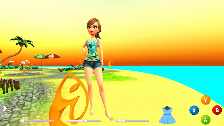 #5. Virtual Toon Beach Dancer 2 (Android) By: U'Technologies