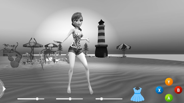 #8. Virtual Toon Beach Dancer 2 (Android) By: U'Technologies