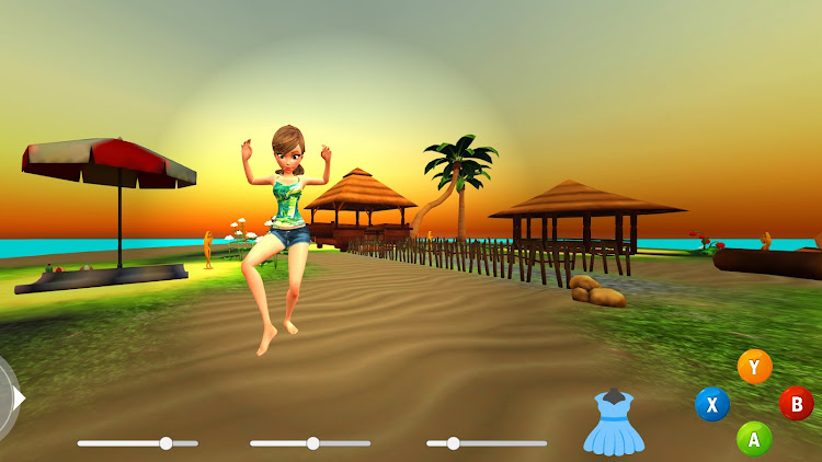 #7. Virtual Toon Beach Dancer 2 (Android) By: U'Technologies