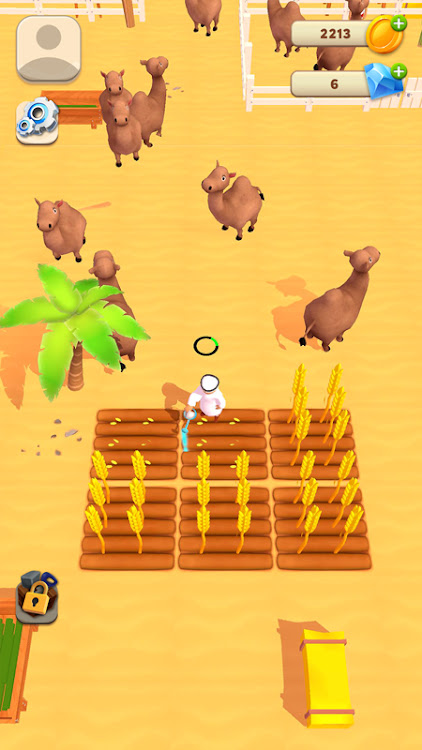 #5. Farm Town: Camel Farming Games (Android) By: TapFire Games