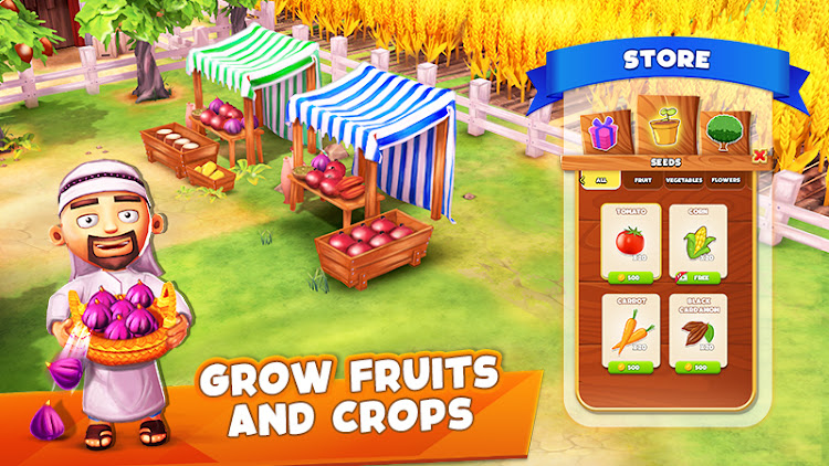 #2. Farm Town: Camel Farming Games (Android) By: TapFire Games