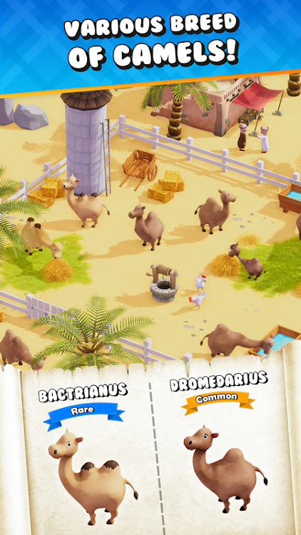 #8. Farm Town: Camel Farming Games (Android) By: TapFire Games