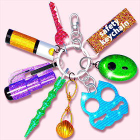 Self Defense Keychain Game!