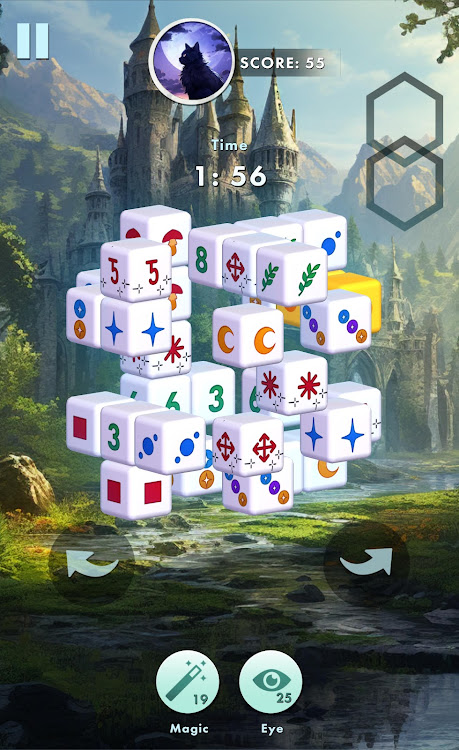 #5. Mystic Mahjong tile match (Android) By: Spectrum Apps Studio