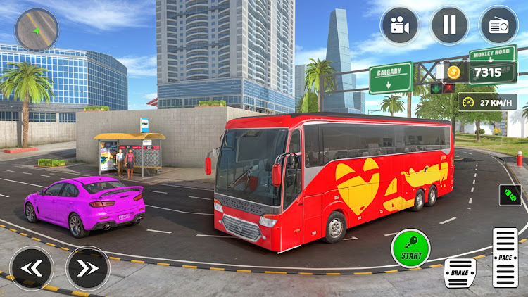 #3. Bus Simulator 3D: Bus Games (Android) By: Game town