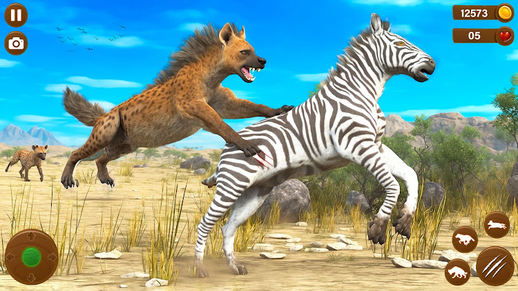 #8. Wild Hyena Family Life Sim (Android) By: Max Games Production