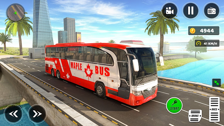 #8. Bus Simulator 3D: Bus Games (Android) By: Game town