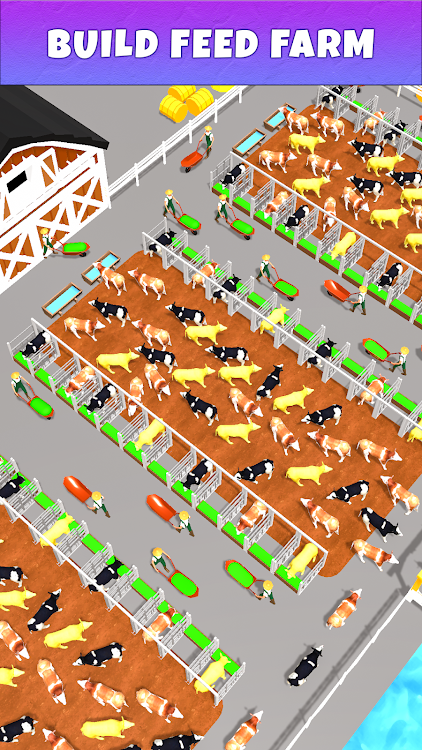 #10. Idle Cow Farm Tycoon (Android) By: SkyDive