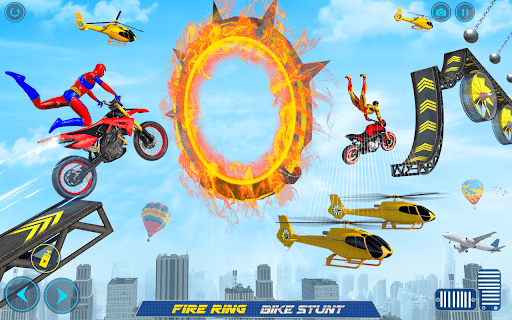 #3. GT Bike Stunt Motor Rider Game (Android) By: Game Sonic