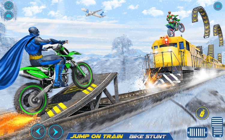 #4. GT Bike Stunt Motor Rider Game (Android) By: Game Sonic