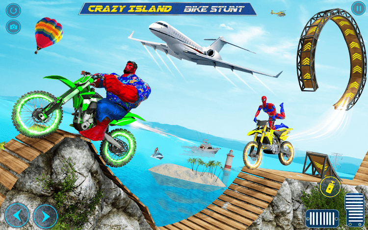 #6. GT Bike Stunt Motor Rider Game (Android) By: Game Sonic