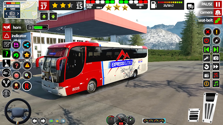 #5. Bus Game Bus Driving Simulator (Android) By: RN Simulation Hub