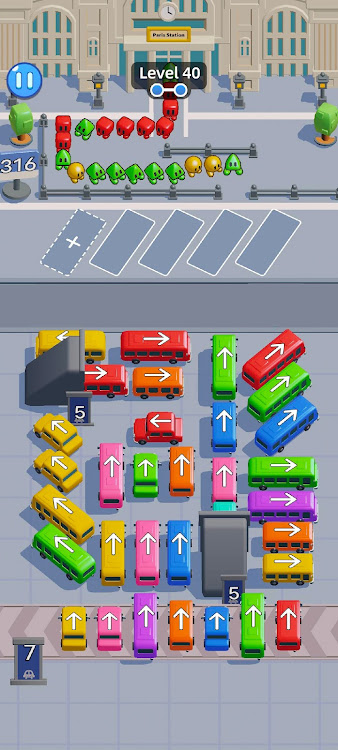 #5. Bus Don't Stop (Android) By: LifeSim