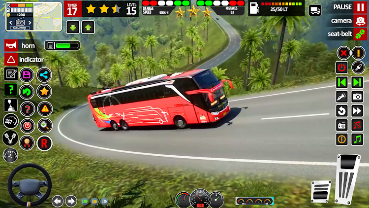 #6. Bus Game Bus Driving Simulator (Android) By: RN Simulation Hub