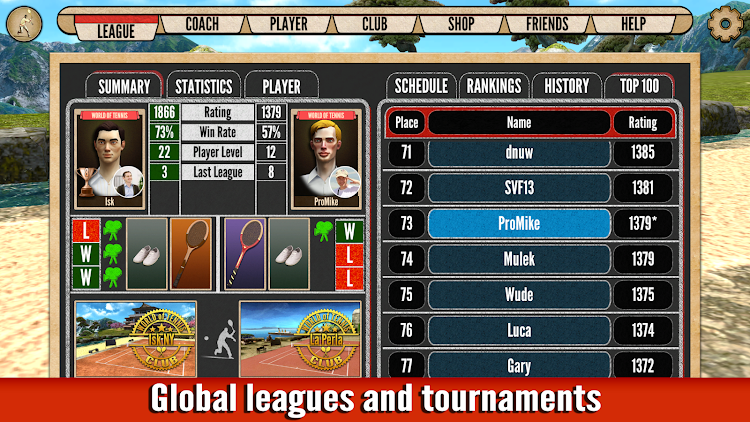 #5. World of Tennis: Roaring ’20s (Android) By: Helium9 Games