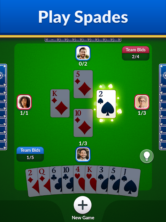 #6. Spades - Classic Cards (Android) By: Tripledot Studios Limited