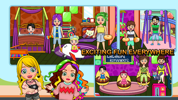 #5. Family World Magical Land Game (Android) By: My family World