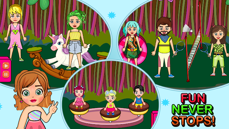 #6. Family World Magical Land Game (Android) By: My family World