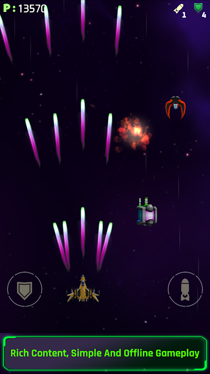 #2. Space Shooter Game (Android) By: Gusta Gaming