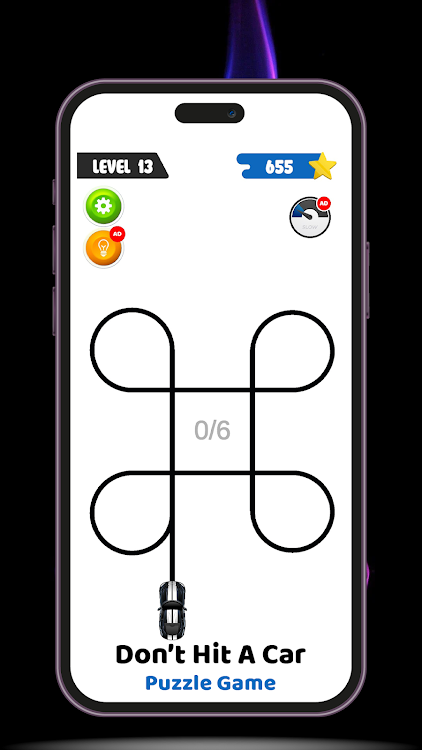 #5. Don't Hit A Car - Puzzle Game (Android) By: teswesm