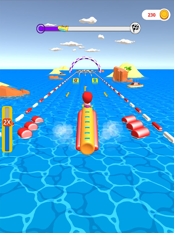 #3. Banana Boat Riders (Android) By: App Pie Games