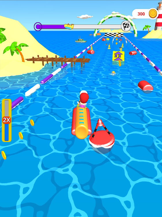 #4. Banana Boat Riders (Android) By: App Pie Games