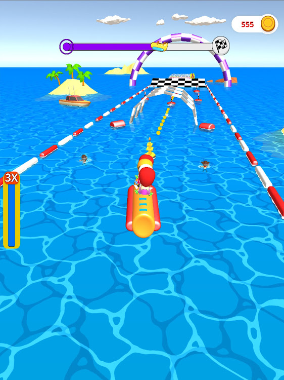 #2. Banana Boat Riders (Android) By: App Pie Games