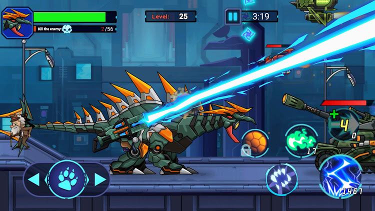 #2. Mech Dinosaur War (Android) By: SUPERIOR STUDIO