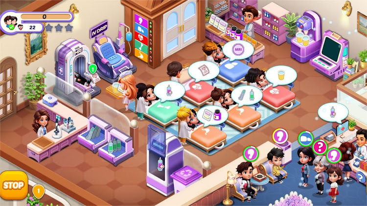 #4. Hospital Story:Clinic Game (Android) By: Manta Beat Studio