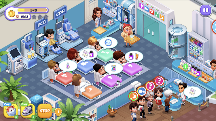 #8. Hospital Story:Clinic Game (Android) By: Manta Beat Studio