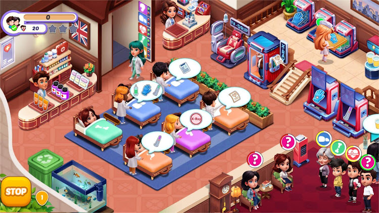 #9. Hospital Story:Clinic Game (Android) By: Manta Beat Studio