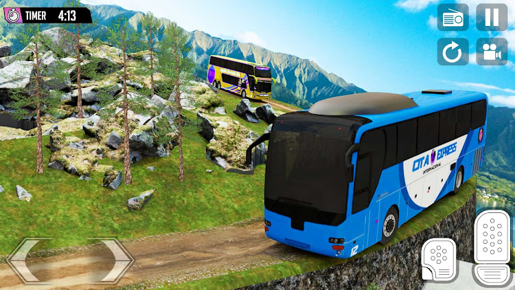 #2. Offroad City Bus Coach Games (Android) By: Pixel Plus Studio