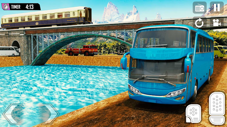 #4. Offroad City Bus Coach Games (Android) By: Pixel Plus Studio