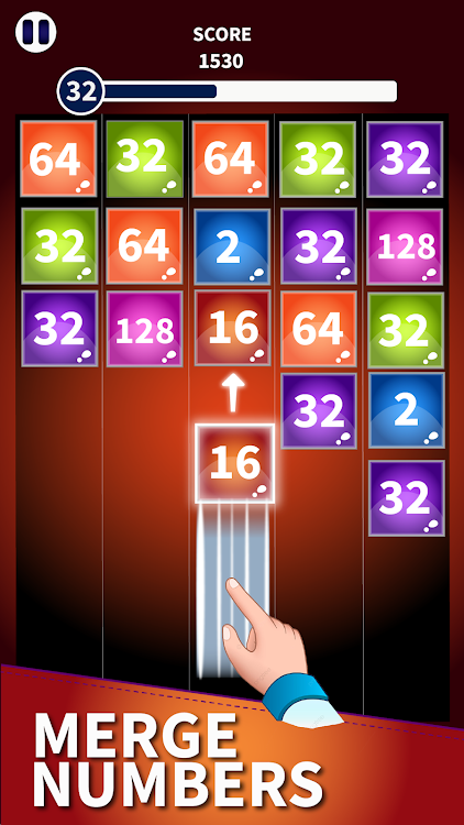 #6. Number Shoot 2048 Puzzle Games (Android) By: OL - Offline No Wifi Games