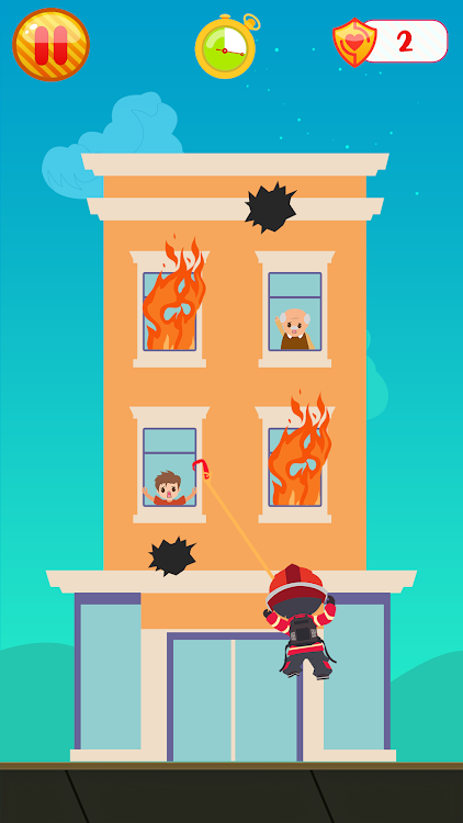 #5. FireFighter Rescue 2D Game (Android) By: arcane-entertainment