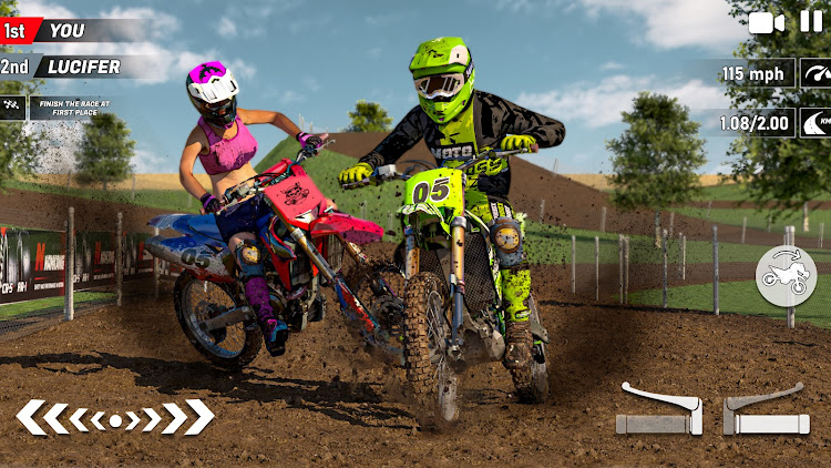 #2. Mx Dirt Bike - Motocross Games (Android) By: InfinityGames Studio